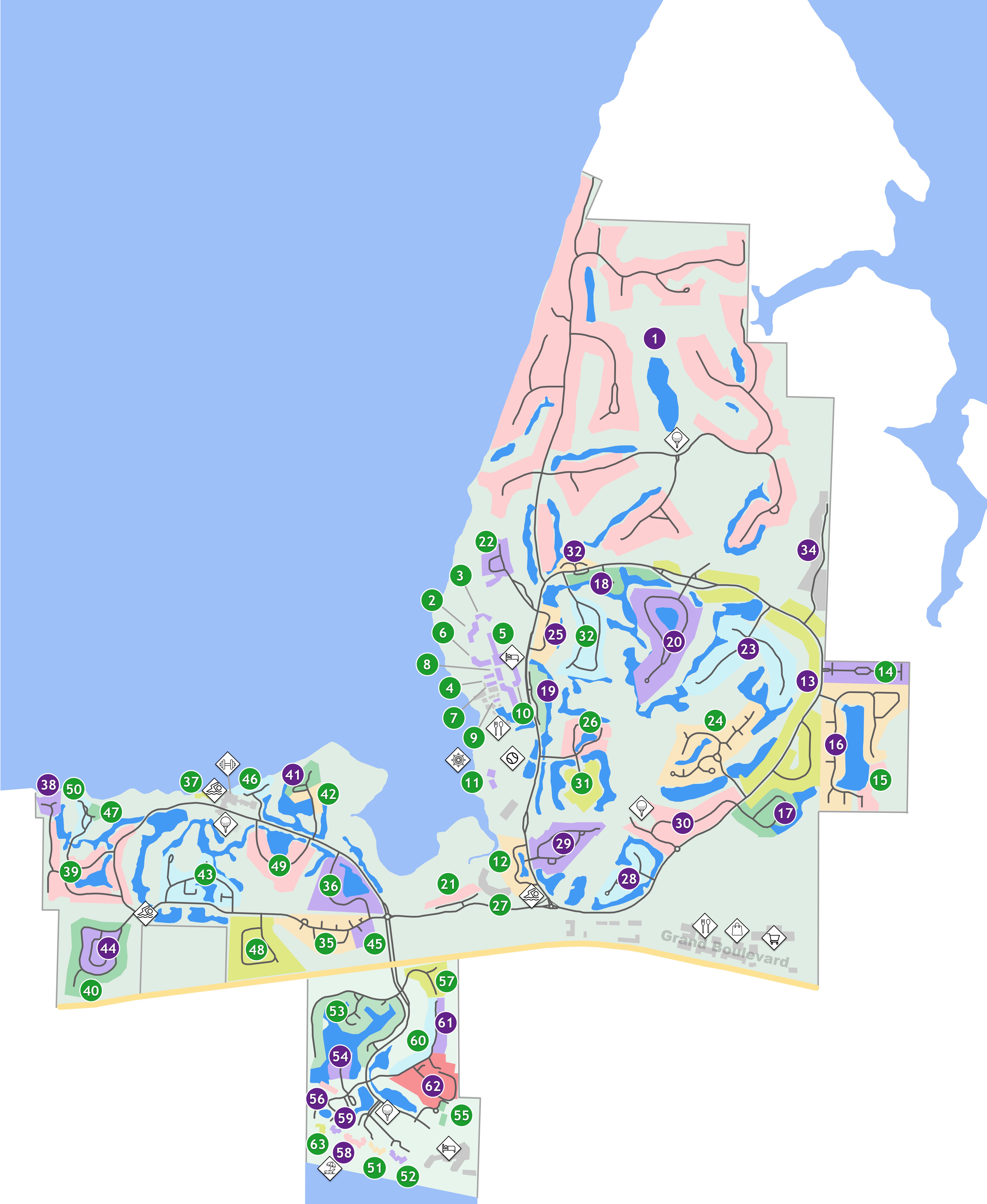 Explore Sandestin resort map